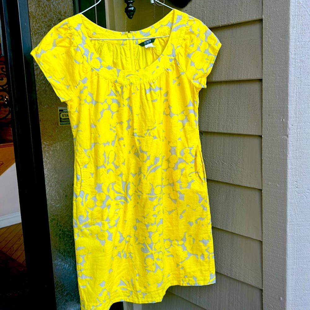 J crew size 4 mini cotton dress
